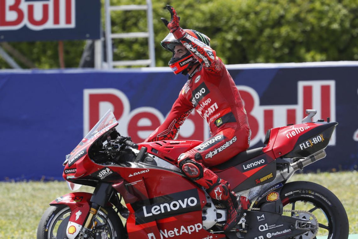 Bagnaia do prve zmage v sezoni