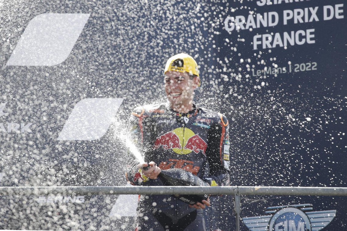 Augusto Fernandez v Le Mansu najboljši po treh letih v moto2