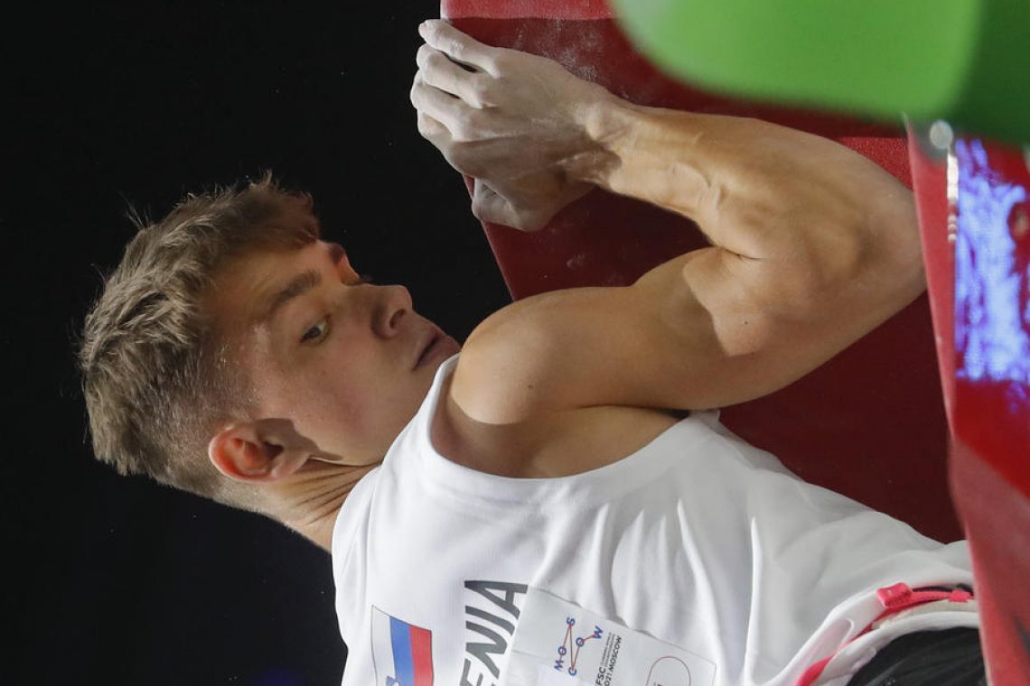 Luka Potočar zmagovalec plezalne tekme v težavnosti v Kopru