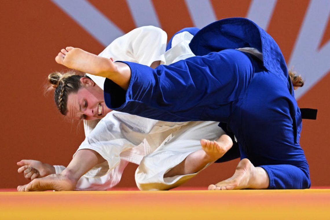 Velika tekmica judoistke Trstenjakove odslej tudi v muzeju lutk
