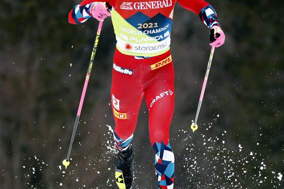 Johannes Klaebo in Jonna Sundling prva svetovna prvaka v Planici 