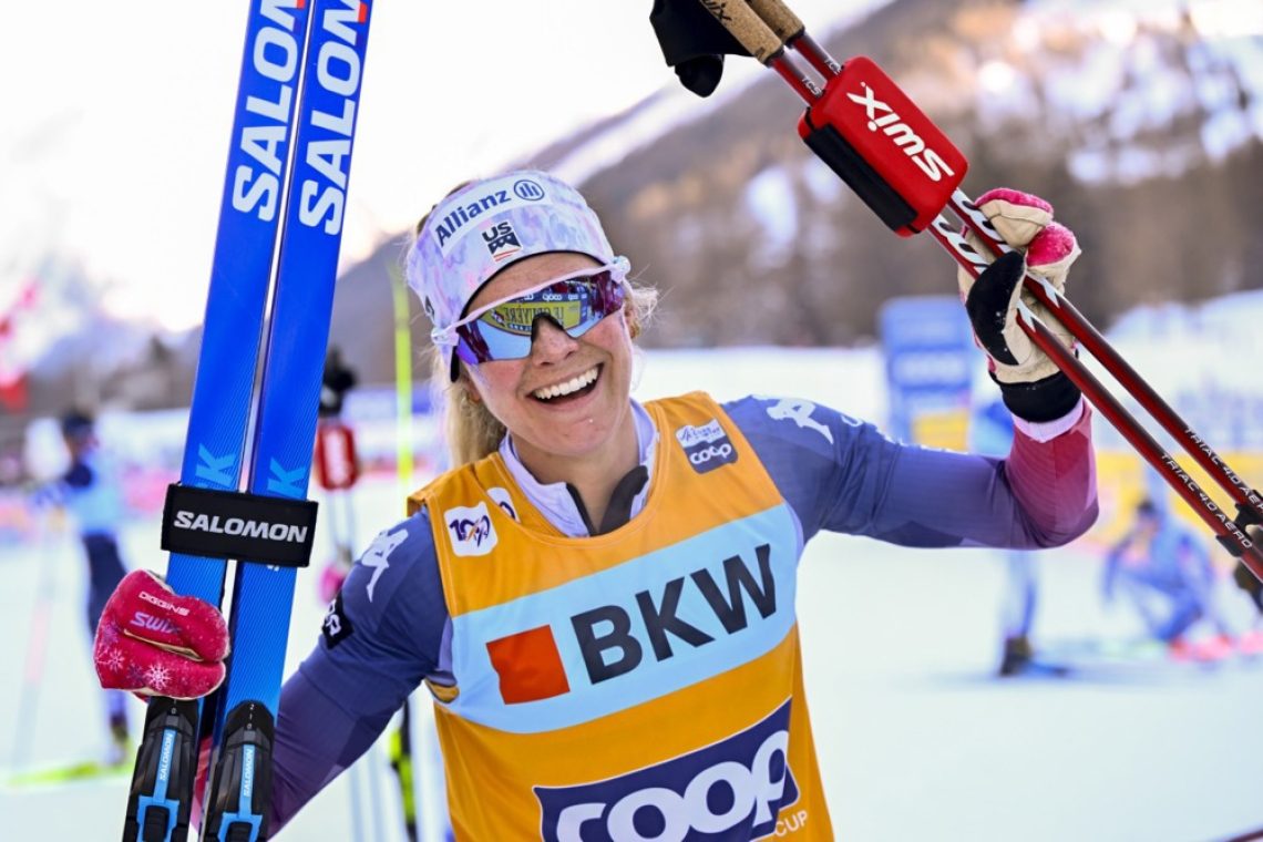Diggins najboljša na tekmi s skupinskim startom v Canmoru, Mandeljc 28.