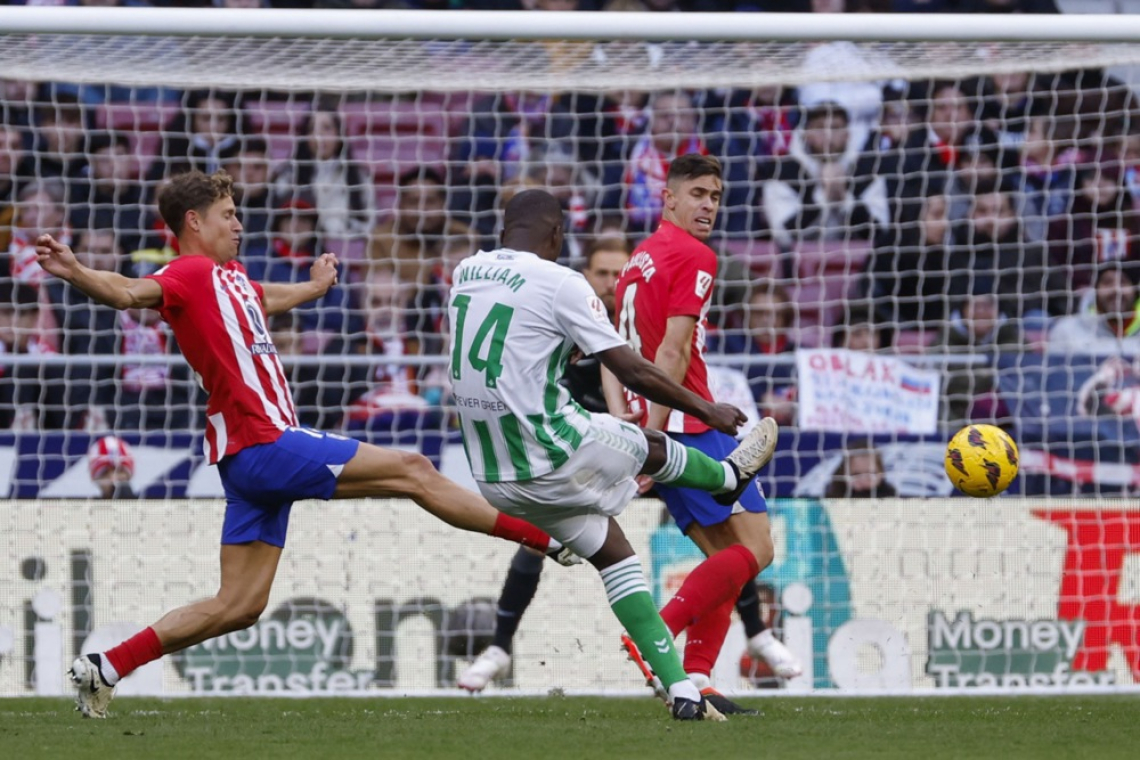 Oblak zagotovil tri točke Atleticu na tekmi z Betisom 