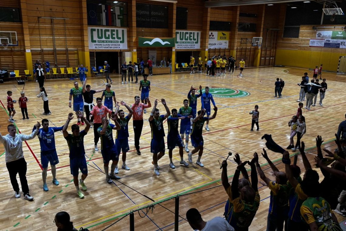 Rokometaši Celja Pivovarne Laško so premagali Sviš Cugelj okna Ivančno Gorico s 36:32