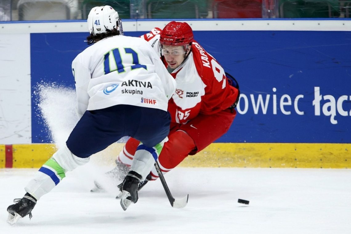 Slovenski hokejisti izgubili s Poljsko