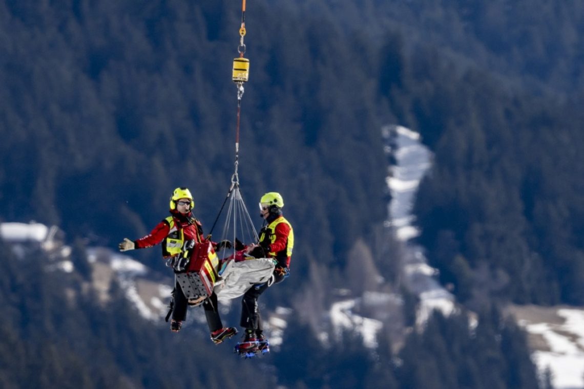 Alphand po padcu na treningu končal v bolnišnici