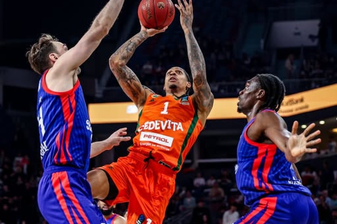 Cedevita Olimpija izpadla v četrtfinalu evropskega pokala 
