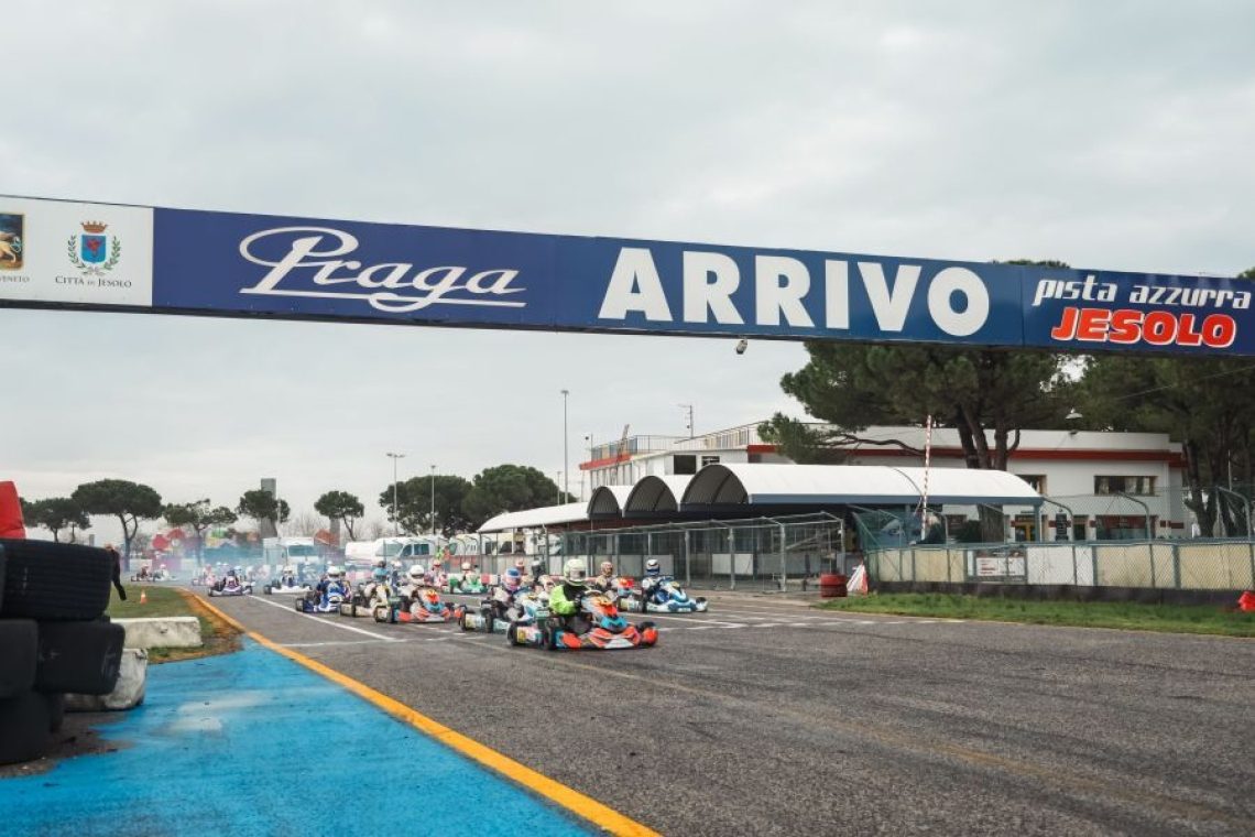 V Jesolu napeti začetki karting sezone in uspehi slovenskih dirkačev