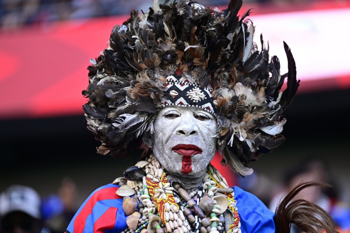 Maske navijačev DR Kongo so simbol pripadnosti, ritma in zgodovine