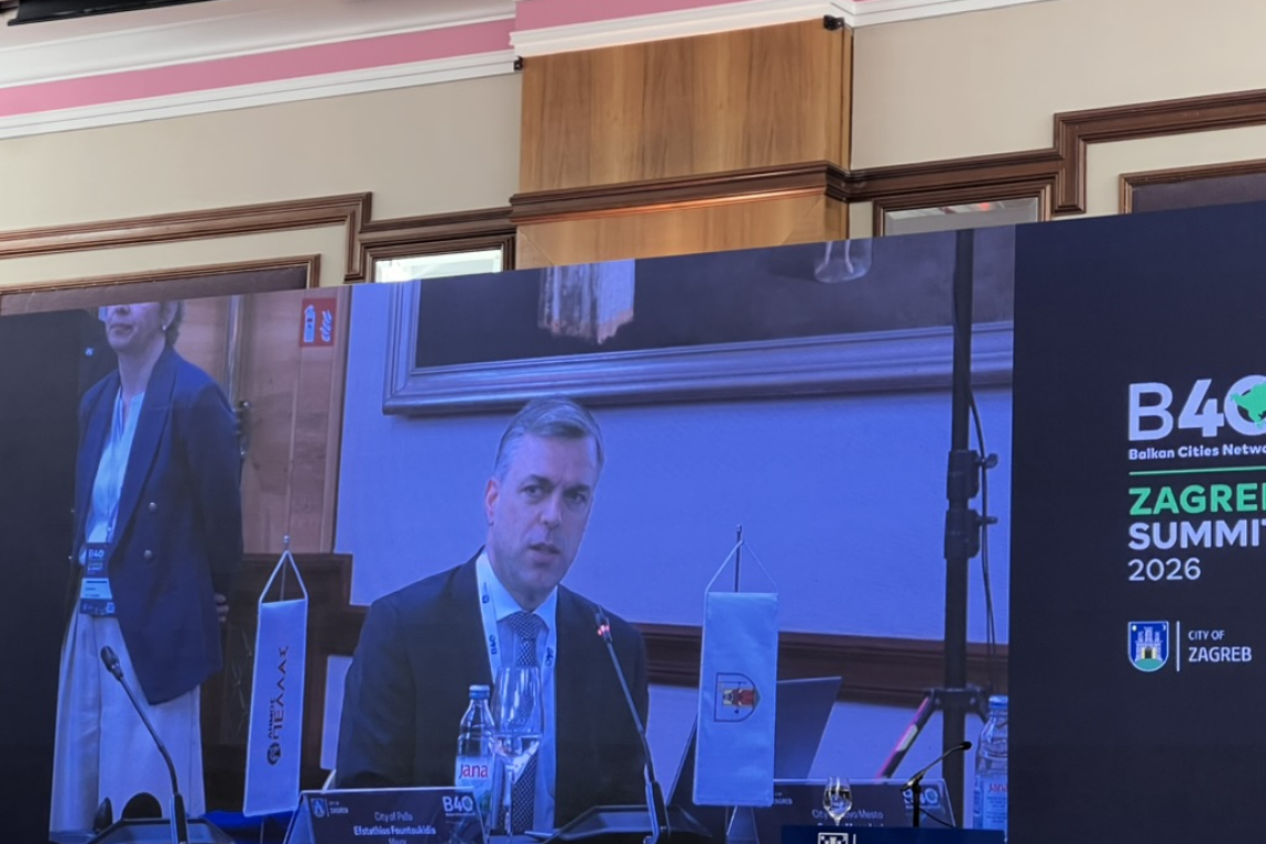 Župan Gregor Macedoni v Zagrebu predstavil novomeško zeleno preobrazbo
