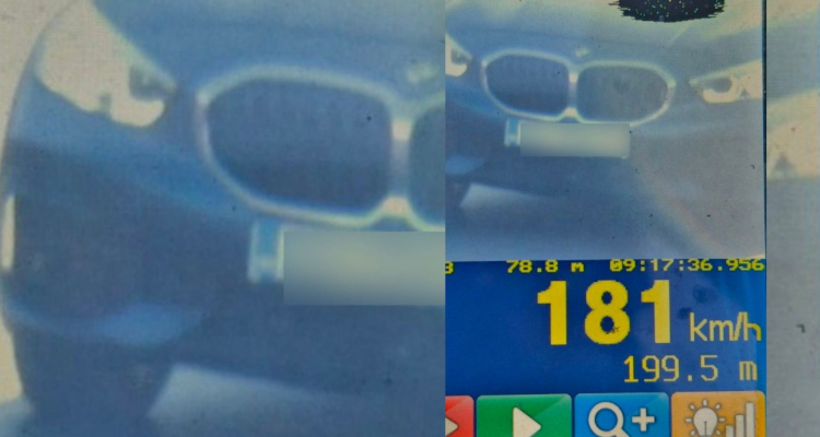 Z začetniškim dovoljenjem po avtocesti 181 km/h