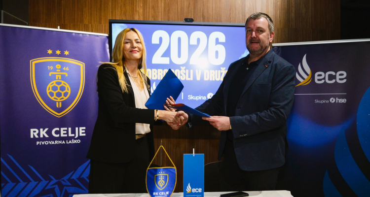 ECE novi premium zlati sponzor RK Celje Pivovarna Laško