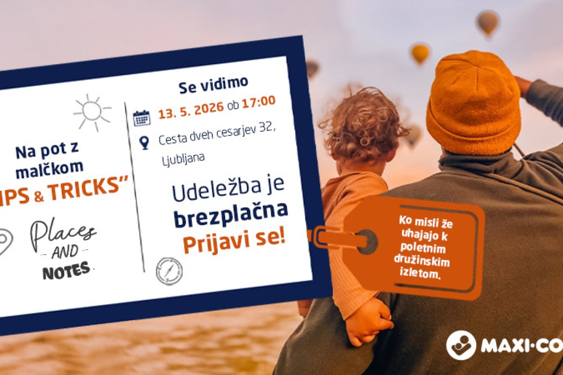 V Ljubljani pripravljajo dogodek o potovanju z malčki